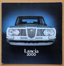 LANCIA 2000 Car LF Sales Brochure c1973 #8799405 Multi Lingual