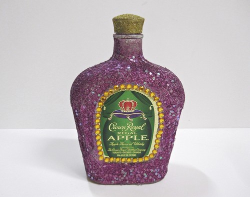 Empty bedazzled bottle - empty,