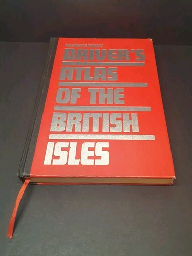 Vintage red street atlas 1988 - vintage,