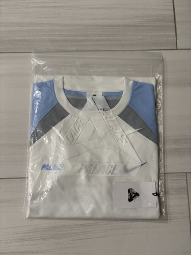 Palace nike jersey white blue - palace,