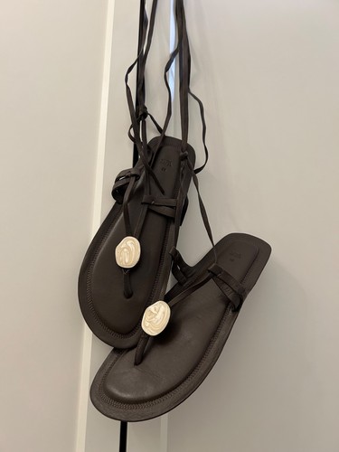 Zara leather sandals - zara,