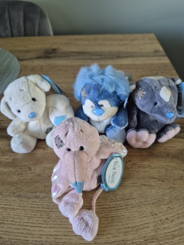 Blue nose friends teddy plush - blue,