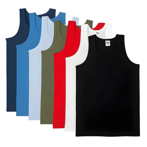 Pack men vest - 6, 100%