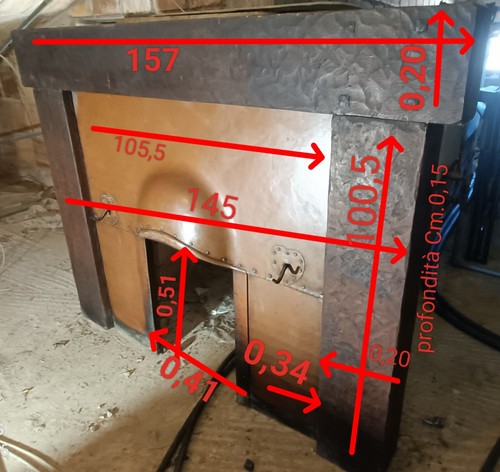 Antique oak fireplace fire - antique,, fireplace,