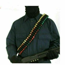 50 Round Shells 12 20 Gauge Shotgun Bandolier Ammo Holder Belt Hunting Tactical