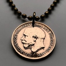 1918 or 1921 UK farthing coin