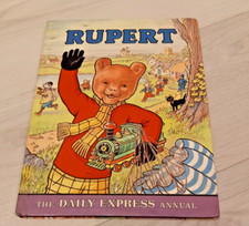 1976 Vintage Rupert Bear - The Daily Express Annual. Children’s Book. Cubie Art