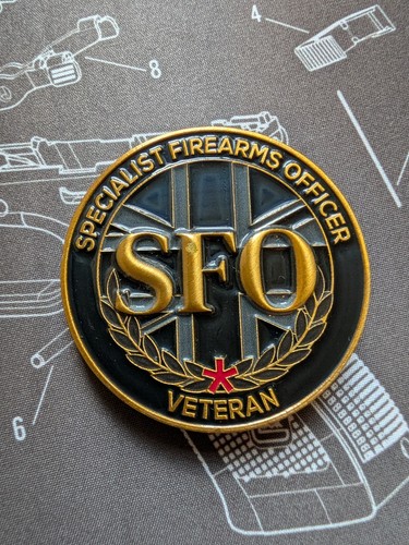 Armed policing challenge - challenge, coin