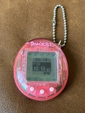Vintage Tamagotchi Bandai V2 Clear Pink 2004 Working