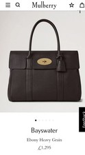 Mulberry Bayswater Ebony Heavy