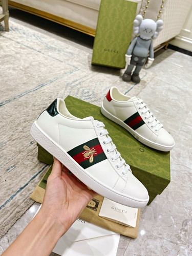 Gucci ace web stripe bee - -,