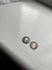 2x Old Silver Coins