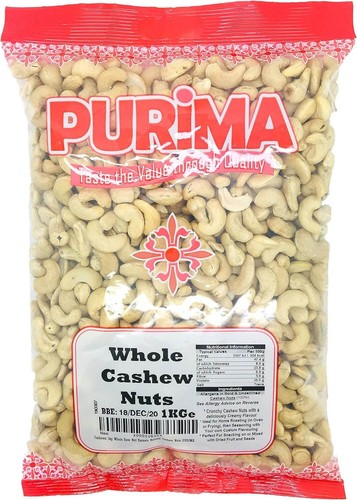 Cashew nuts 1kg raw - nuts,