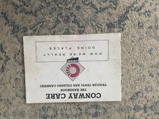 conway care.CHALLENGER. trailer tent handbook .1990.