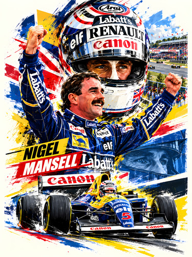 Nigel mansell racing tribute - racing,