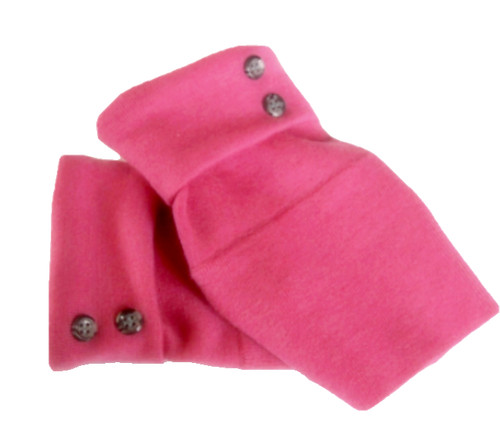 Fingerless gloves pink - gloves,
