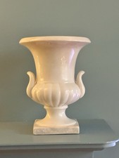 Large Vintage Urn Vase White