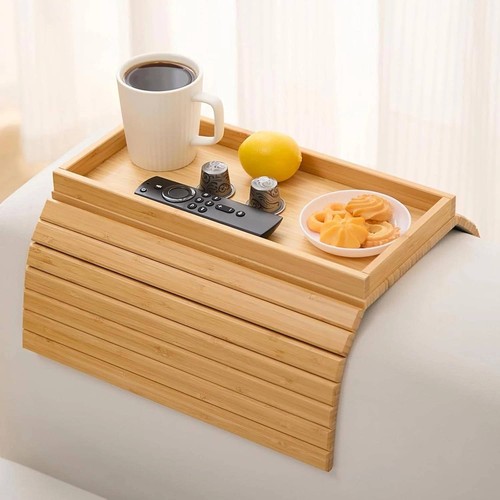 Bamboo sofa arm tray foldable - sofa,