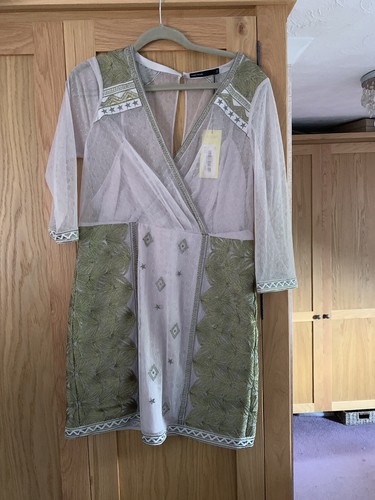 Karen millen dress - 16, rose