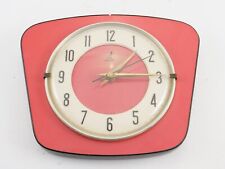 JAZ Transistor Kitchen Clock In Vintage Formica 25 Cm