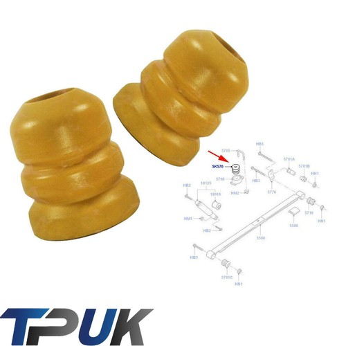 Pair rear bump - bump, stops