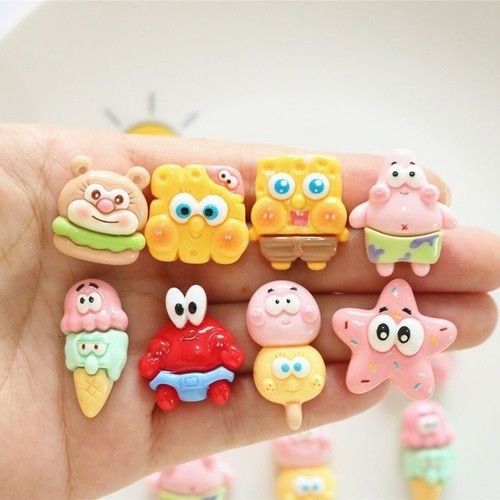 9pcs cartoon spongebob patrick - 9pcs,