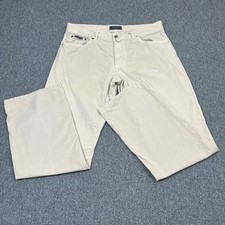 Gant Trousers Mens W34 L30 Beige Chinos Cotton Zip Fly Comfort Casual Straight