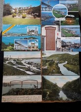 8 Assorted Vintage (1950s?) Postcards of Plymouth, Devon, each posted