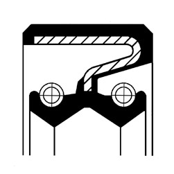Shaft seal transfer case - case, for