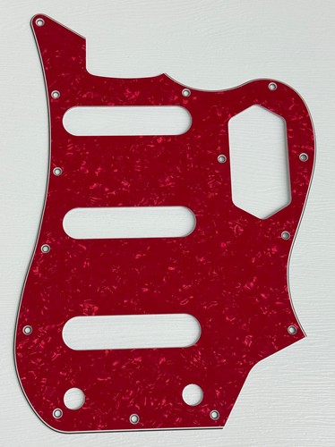 Red pearl pickguard scratch - pearl,