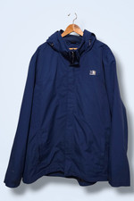 Blue Full-zip Karrimor 4XL Long-sleeved Coat WeatherTite Nylon with Pockets