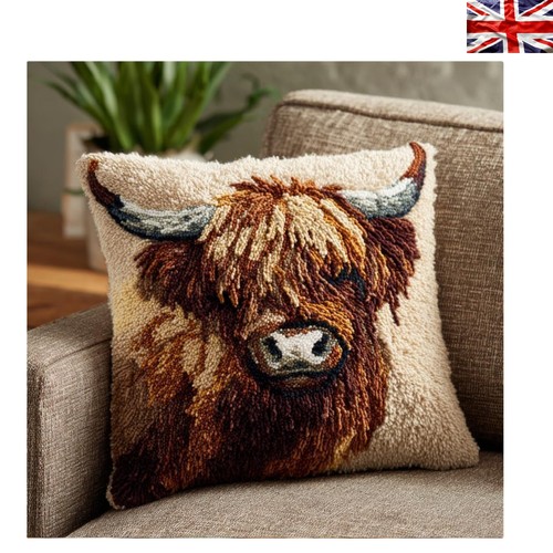 Animal latch hook - hook, pillow