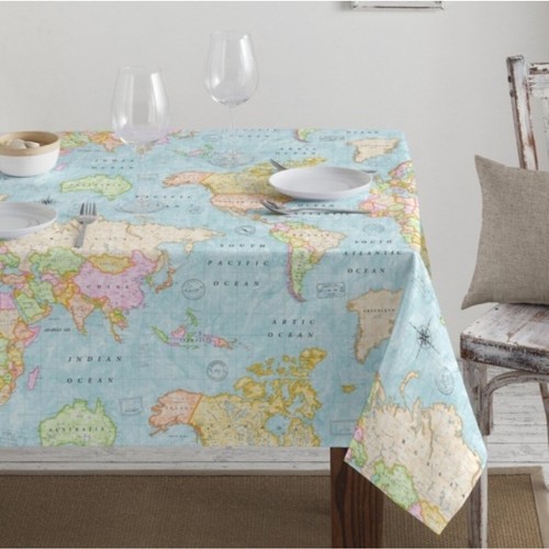 Teflon world map soft - teflon,