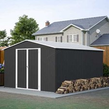 Garden shed 10x12ft metal apex - 10x12ft,