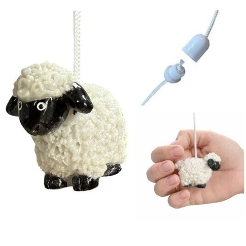 Black faced sheep - black, light