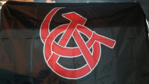 Anarchist communist ancom - ancom, flag