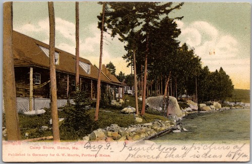 Antique postcard rustic - postcard,