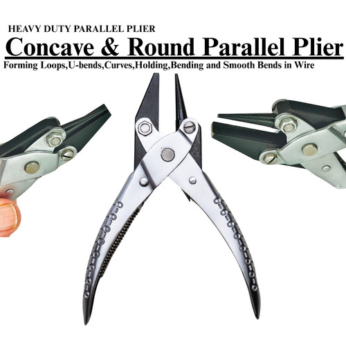 Round and concave parallel - and,