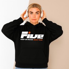 Five Keep On Movin Tour 2025 Hoodie Uk Pop Tour Concert Fans Gift Unisex Jumper