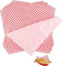 500 Pcs Red Greaseproof Paper