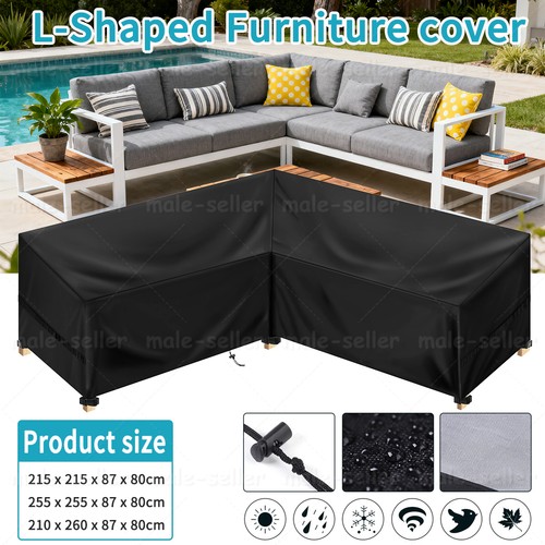 Shaped furniture cover heavy - l-shaped,