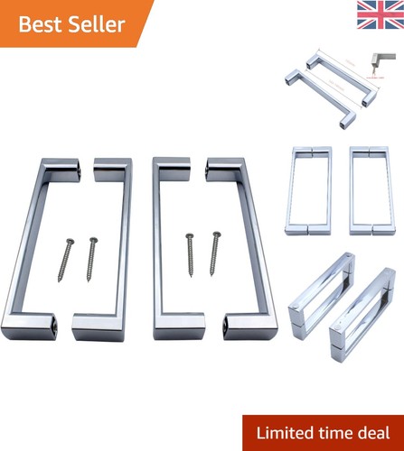 Elegant chrome shower door - chrome,