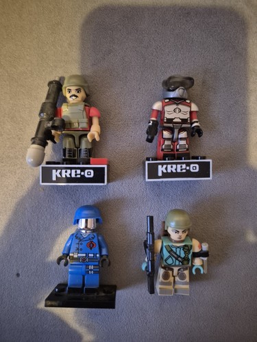 Joe mini figures kre o - joe, kre-o