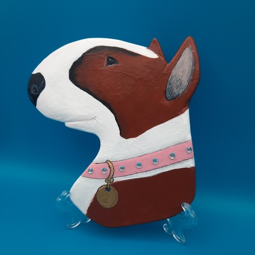 Whimsical english bull terrier - english,