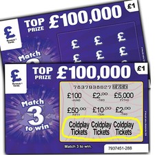 Shows COLDPLAY TICKETS as