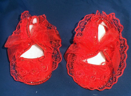 Baby bling romany red lace - bling.,