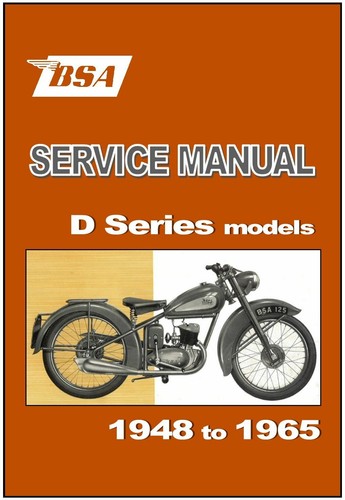 Bsa workshop manual - workshop, d3