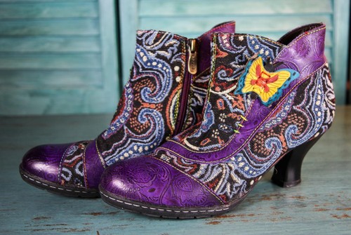 Socofy bohemian ankle - socofy, bootie