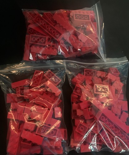Lego red bricks mixture bag - bricks,