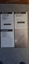 DENON  Intergrated hi-fi manuals.